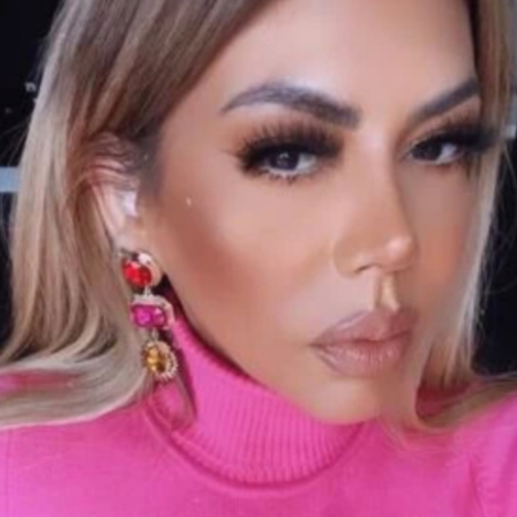 Glorious Gem Stone Drop Pierced Earrings! - Picture 7 of 8